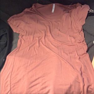 Loose pink shirt
